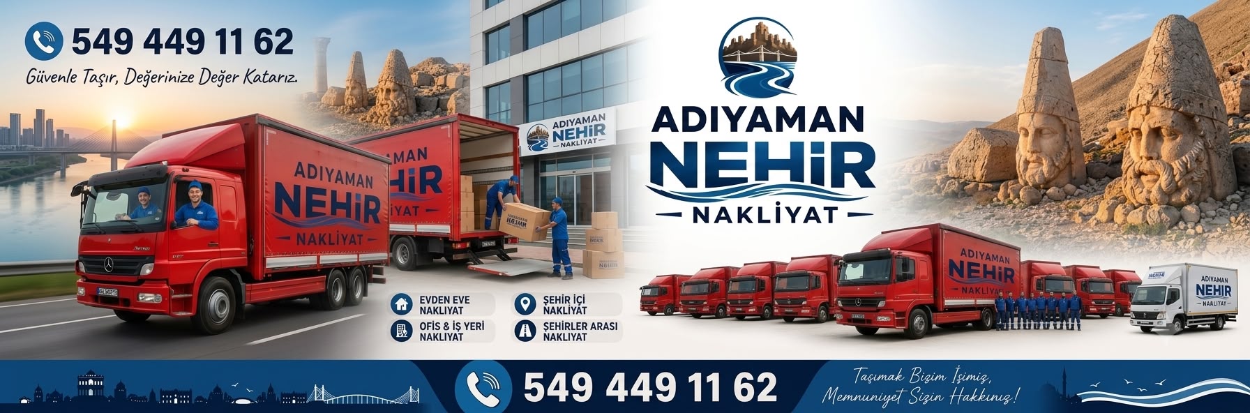 Adıyaman Nehir Nakliyat - Adıyaman'ın Güvenilir Nakliyat Firması